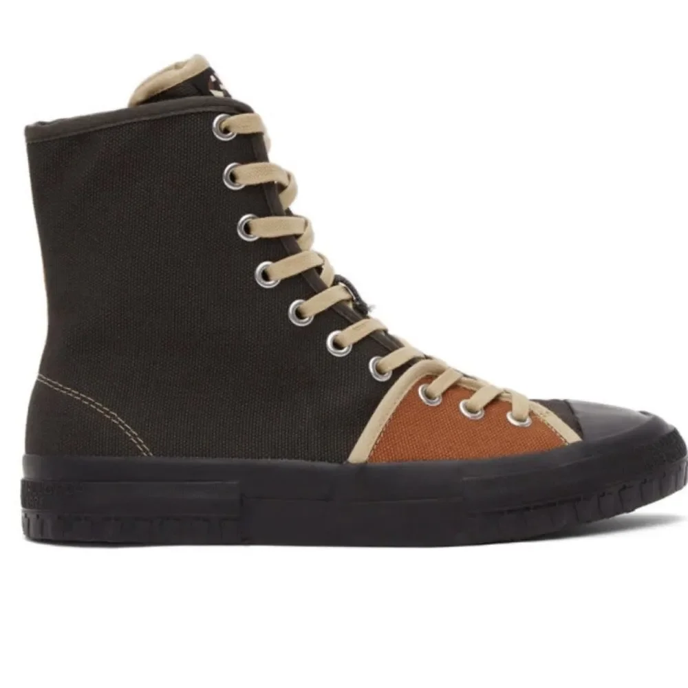 RARE CamperLab Mallorca 1975 Brown and Orange Twins Hi Sneakers